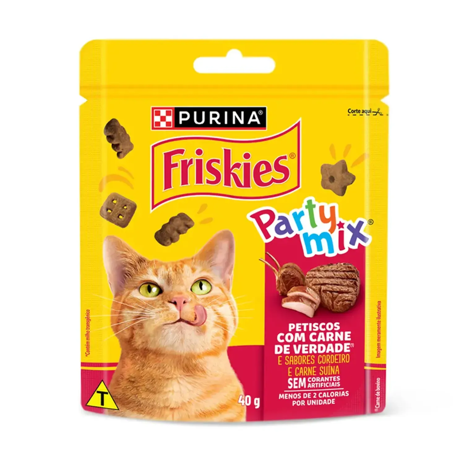 Petisco Friskies Party Mix Carne 40g